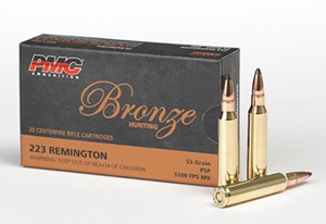 PMC
PMC223SP
BRONZE LINE
223REM, 55GR, SOFT POINT
AMMUNITION

SPECIAL
$19.90 /PER 20
$99.50 /PER 100
$199 /PER 200
