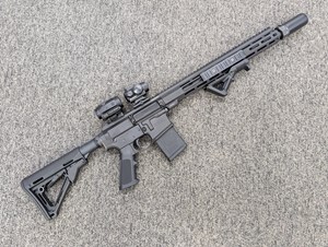 WEDGETAIL
MPR MINI PACKAGE 
223REM
10 SHOT MAGPUL MEDIUM PMAG
PUMP ACTION
CATEGORY B IN QLD
16 INCH BARREL
1 IN 7 INCH TWIST
BLACK FINISH
THREADED MUZZLE
A2 GRIP
MEDIUM HANDGUARD 
MAGPUL DUST COVER
MAGPUL COLLAPSIBLE STOCK
MAGPUL AFG FRONT GRIP
MADE IN AUSTRALIA
SUREFIRE WARCOMP BRAK