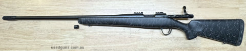 Amazing light weight steel barrelled rifle, custom Christensen arms action with interchangeable parts with a Remington 700 short action. Includes, side bolt rel