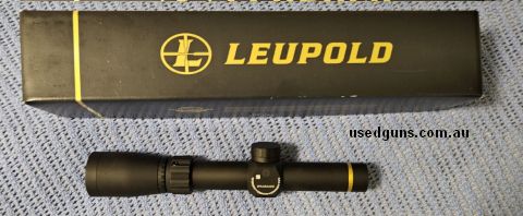 USA made Leupold in original box with papers, lifetime warranty, matte tube.  no marks.  pig plex reticle.  plus post