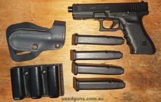 Ghost trigger connector and ghost firing pin spring and trigger spring with original connector, 4 magazines, Hellweg Holster Pouches for 4 magazines
