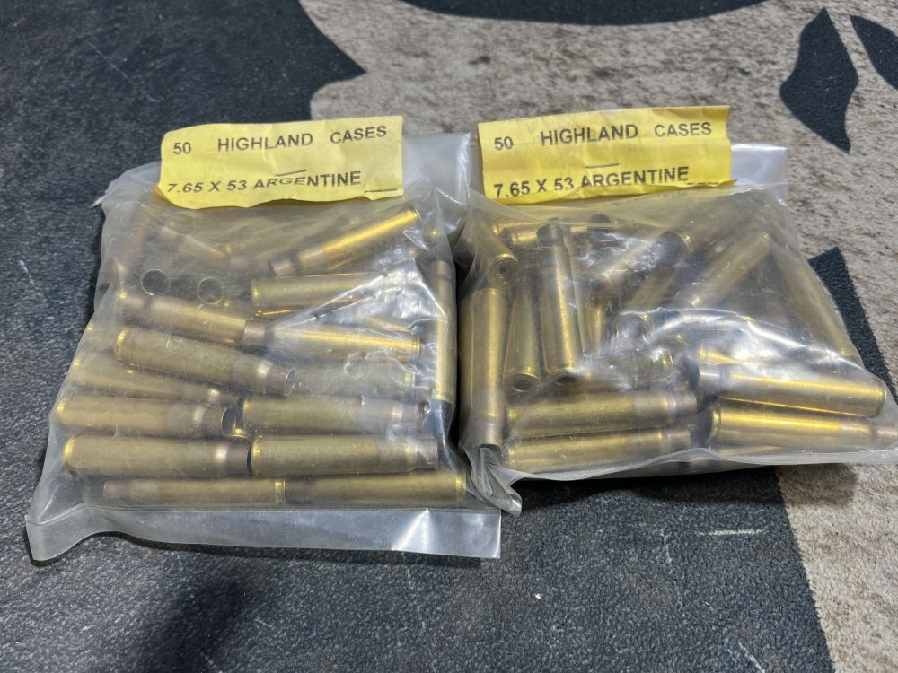 Brass 7.65x53 Argentine