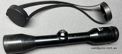 West German made Zeiss Diatal-C 6x32 scope. Very good condition for it's age. Nice and clear and with original factory bikini covers marked "Zeiss West Germany"
