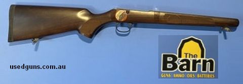 CZ 457 Stock #3 Walnut Stock is in Excellent Condition, with a sporter barrel channel. This stock also has a minor scratch as shown.