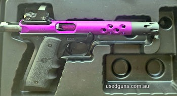 As New Condition. Shot approx 100 rounds. Has VOLQUARTSEN Trigger Kit Installed 152MM BARREL WITH VOLQUARTSEN BLOW BACK COMPENSATOR INCLUDES RITON RED DOT SIGHT