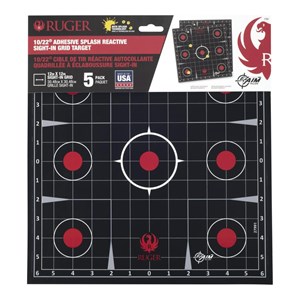 ALLEN
27991
RUGER 10/22 SPLASH REACTIVE 
ADHESIVE SIGHT IN GRID 12.5" TARGET
PACK OF 5

NEW $16.95