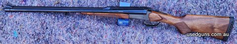Baikal double rifle. Excellent condition and never taken into the field. A great fun rifle. Can't fault it. Buyer to pay post/transfer of $90 (excluding WA)