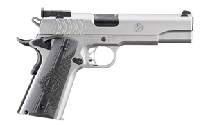 RUGER 
6759
SR1911 TARGET
9MM
9 SHOT
CASED WITH TWO MAGS
STAINLESS STEEL
ADJUSTABLE REAR SIGHT
5" MATCH BARREL
G10 DELUXE CHECKERED GRIPS

SPECIAL NEW $1595