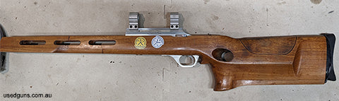 Un-barreled Stolle Panda F-Class, The action needs cleaning but is in good condition. Bolt Face is for a .308, the rifle is registered as a .308. Buyer to pay p
