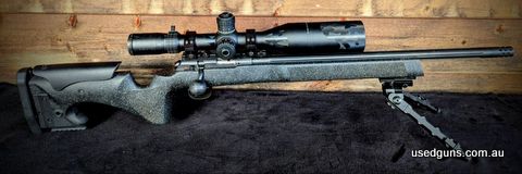 Text or call only (No emails) Purchased earlier this year and has only shot 200 rounds. Shot 0.3" groups at 50m with SK ammo. Recently added a Timney 6oz trigge