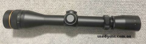Leupold VX1 3-9x33 Rimfire EFA scope in excellent condition. Plex reticle with adjustable objective. Compact scope ideal to suit any rimfire rifle. Phone 042984