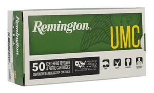 REMINGTON
L357M12
UMC
357MAG, 125GR JACKETED SP
AMMUNITION

SPECIAL 
$59.90 /PER 50
$599 /PER 500