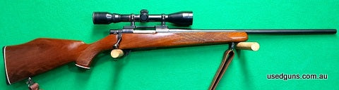 In good condition, plenty of barrel life left in this one. Comes with Tasco 8x40 scope & mounts pictured. Postage charges extra