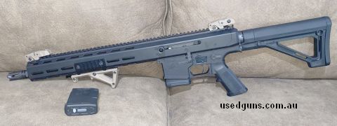 Great rifle, hardly any use, once at the range . It‚Äö√Ñ√¥s got one box of 223 though it . Action is amazing.. comes in black, looks awesome.. added some sights