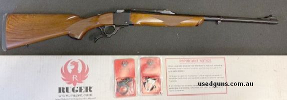 Brand New - Ruger # 1S in 45/70 - Still with original box & unopened factory Ruger ring set. Really beautiful little rifle. Price Includes postage across the ea