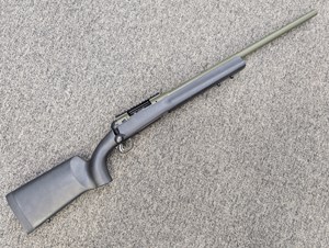 SAVAGE 
MODEL 10 FCP TACTICAL
308WIN 
4 SHOT
DETACHABLE MAGAZINE
24 INCH VARMINT BARREL
OD GREEN CERAKOTED FINISH
ALLOY BEDDED TACTICAL STOCK
FACTORY TACTICAL BOLT KNOB 
ACU ADJUSTABLE TRIGGER
#H047933

EXC+ $1190