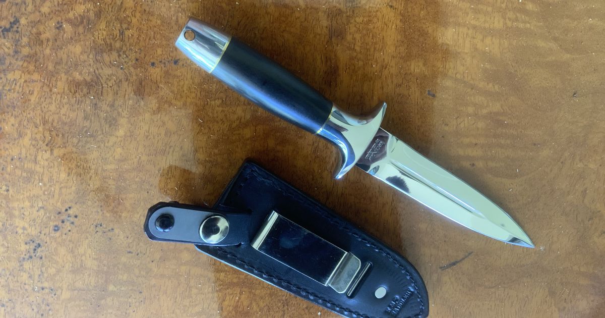 Vintage Kershaw “Trooper” Boot Knife