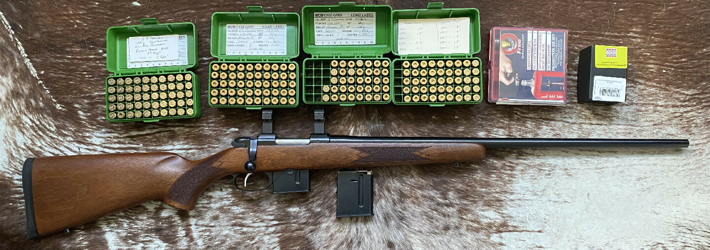 The CZ 527 is a micro length Mauser style action, controlled feeding, detachable magazine and a hammer forged barrel with target crown, a single set adjustable 