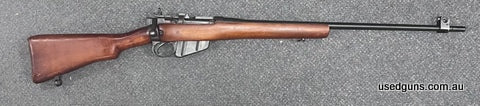 Original Lee Enfield No 4 Mk I, sporterised front end, matching serial numbers, has a short butt, bore in fair condition. Two month Layby with 20% deposit $65 s