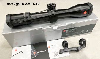 Leica Amplus 6 3-18x44i BDC MOA reticle. Also includes Blaser saddle QD mount with 30mm rings. Scope is 1 year old with box and all accessories. Post included i