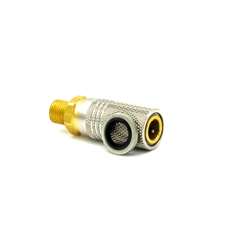 extended quick disconnect (QD) 1/8 BSP male threads