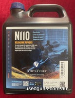 Vihtavouri N110 8lb bottle. Suitable for 357 Mag, 44 Mag 223, 22 Hornet, 300 Blackout. Similar burn rate to Win 296 & ADI 2205 and AL2400. Store pickup only