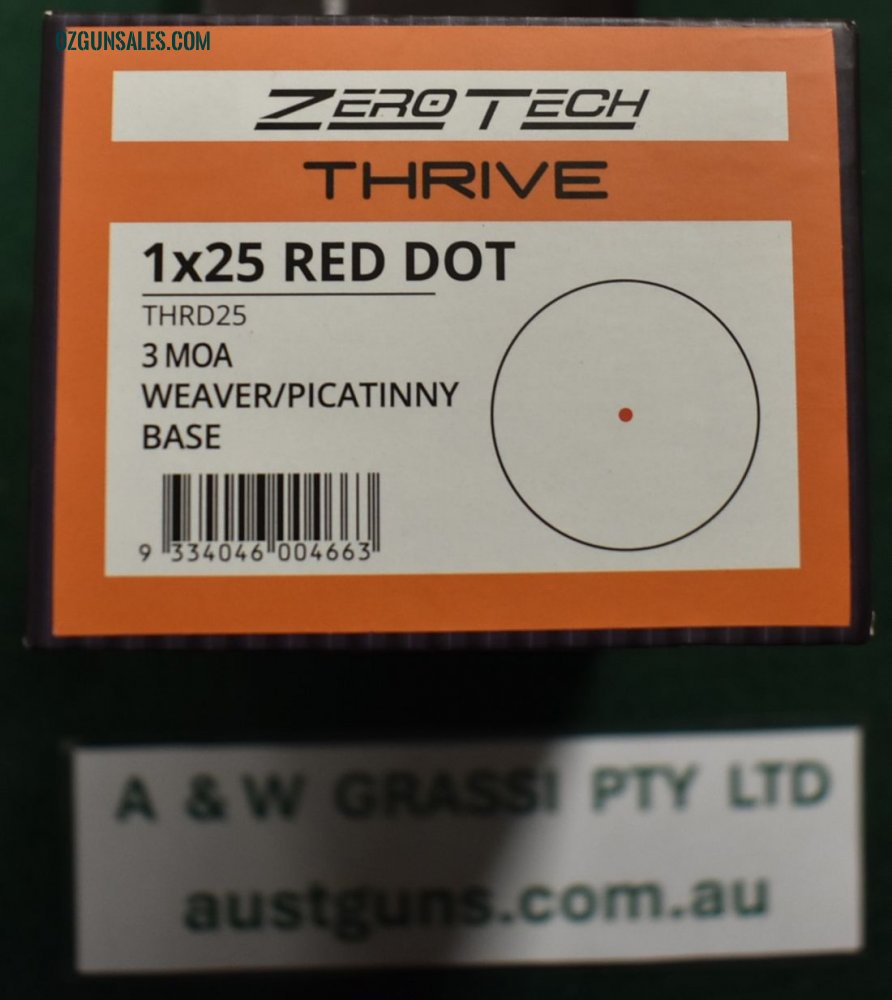 ZEROTECH THRD25 RED DOT SIGHT........NEW!!