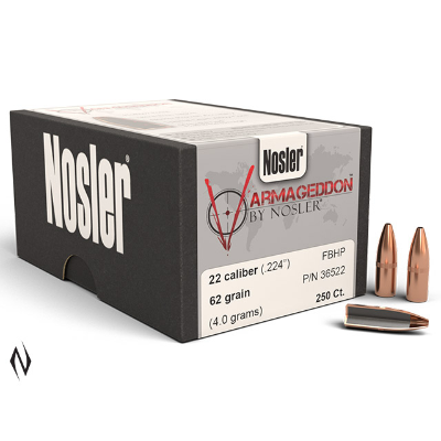 NOSLER 224 62GR HP VARMAGEDDON 250PK