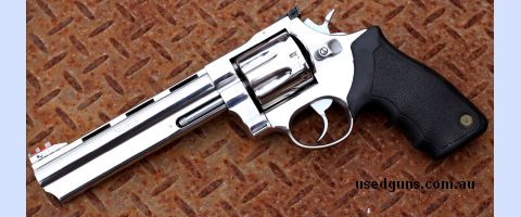 Awesome 8 shot Taurus 357 Magnum with 6.5" barrel. Highly polished. Beautiful revolver. $25 Express Dealer delivery (Not WA).