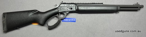 One Only. Brand new and in stock for immediate delivery. Marlin 1894 Dark in 357 Magnum. 16.5" Threaded barrel. Picitinny rail with Ghost Sights. $65 Freight to