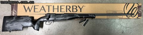 One only. Reduced from $6430 to clear. Brand new in the box Weatherby Mark V Accumark Pro in 6.5 Wby RPM. 26" Fluted Barrel with Brake. Carbon fiber stock and T