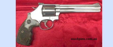 Model 686-6 variant is 3-5-7. This revolver is 7 shot with unfluted cylinder, 7 inch barrel, & has fired only 12 rounds & would easily pass as new. Also comes a