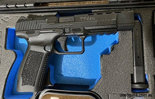 CANIK TP9 SFX MOD2. 4x mags 4x optics mount holster grip as per photos As new. Have only shot approx 200rounds. Was going to be add a red dot as pistol is optic