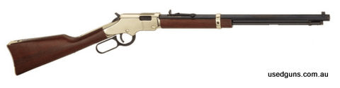 HEN004M Henry 22 WMR Golden Boy lever action 12 Shot American Walnut