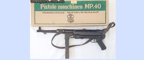 Replica MP40 submachine gun made by MGC of Japan in the 1970‚Äö√Ñ√¥s-80's still in its original box. This is one of the best replica MP40‚Äö√Ñ√¥s ever made and 
