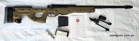 As new unfired Arctic Warfare Magnum in 300 Win Mag. Comes with factory bipod, magazine, booklet, and original packaging. Buyer to pay transfer and postage. New