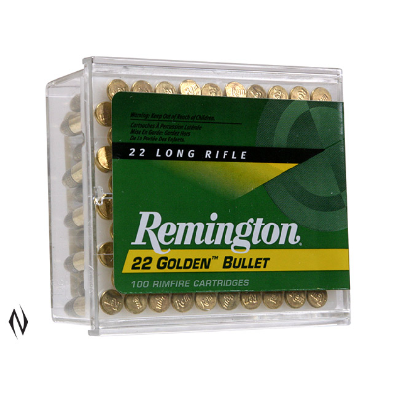 REMINGTON 22LR 40GR HV RN GOLDEN BULLET 100 PK 1255FPS
