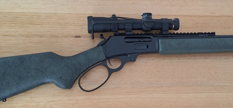 Marlin 45-70 with leupoldVX3 HD 1.5 - 5 x 20