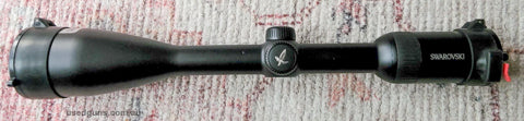 Z5 swaro beautiful glass has BRX reticle so can sight it in and have 5 other lines for longer distances and swaro have stickers and chart in box to work it all 