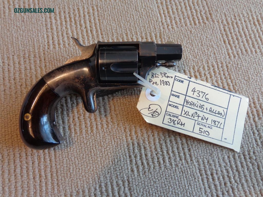 Hopkins and Allen XL No4 NY 1871 .38Rimfire Pistol