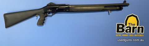 Dickinson T1000 12Ga straight pull shotgun. Is like new, Pistol grip with a 6 shot mag tube. Also comes with chokes.