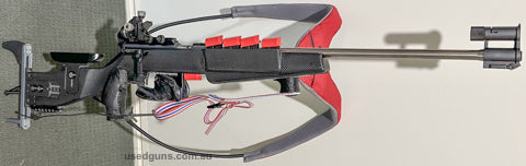 Anschutz Fortner Biathlon complete rifle for sale. One of the earlier models but very smooth and fast action as a result. New sprint barrel 2005, little used si