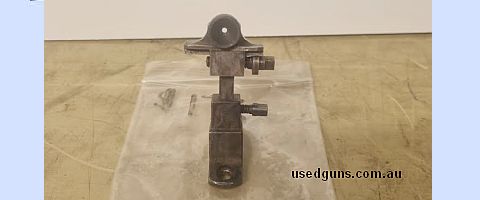peep sight from a early custom target rifle