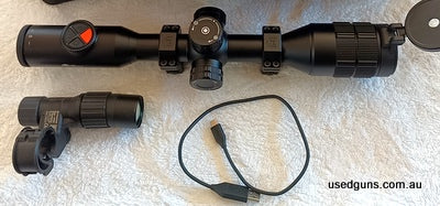 This is a genuine bargain. Do some research and check the reviews of this Scope. Hardly used and comes with mounts Package includes a Pulsar X940S (940nm (invis