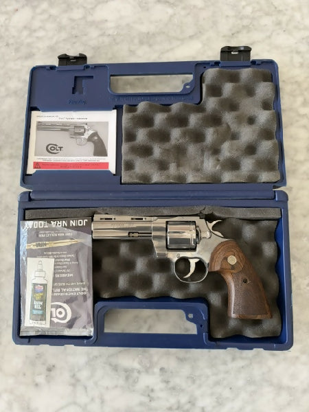 COLT PYTHON STAINLESS 357 MAG 152MM 6 SHOT (EXCELLENT CONDITION)