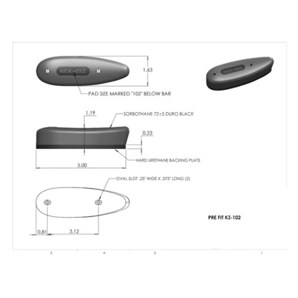 Pre-Fit Recoil Pad