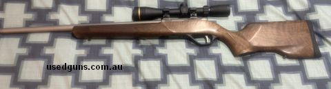 As New. Lithgow LA101 Crossover Rim Fire 22LR. Timber Stock, Hammer Forged Barrel1:16 twist. Has maybe shot 30 rounds, presents and is as new. No marks on stock