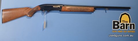 Category C Winchester 1400 12G. Capped to 2 rounds. 28 inch barrel. Has some cosmetic marks on barrel and stock. Is in fair condition overall.