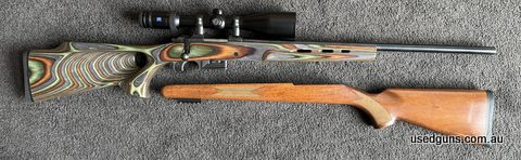 CZ 527 Varmint in 17 Hornet complete with 30mm scope mounts, Boyd‚Äö√Ñ√¥s thumb hole stock and original CZ stock.