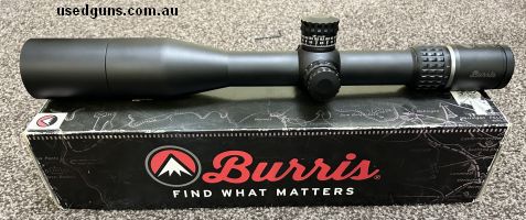 Presents as new. Immaculate Burris XTII 4-20x50mm with original box. 34mm tube, Illuminated, FFP. Reticle is G2B Mil-Dot. Postage is an extra $20. Grab yourself